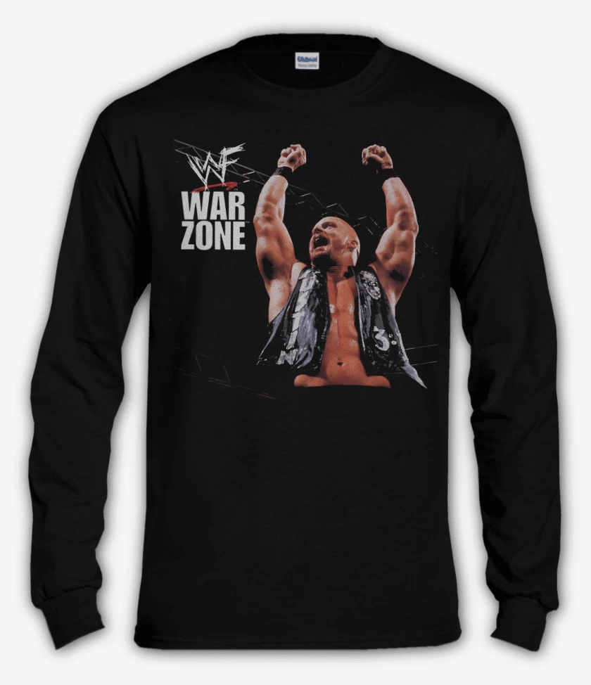 Polera manga larga Negro de War Zone 