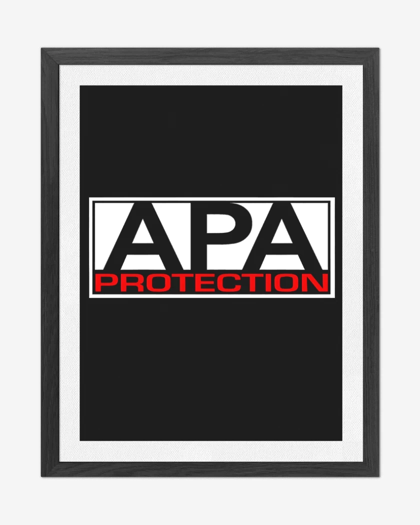 Cuadro decorativo Negro de APA