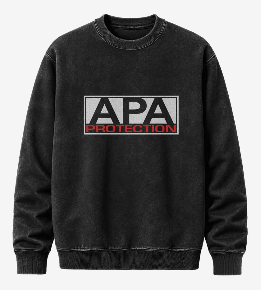Poleron Polo Acid Wash Negro de APA