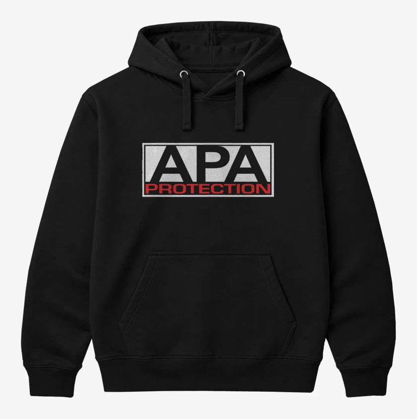 Polerón Canguro Negro de APA