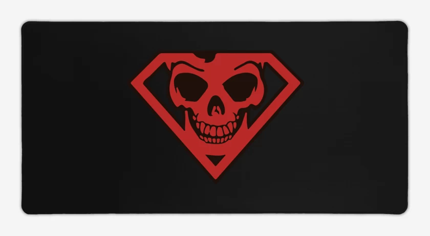 Mouse pad Gamer Superman skull