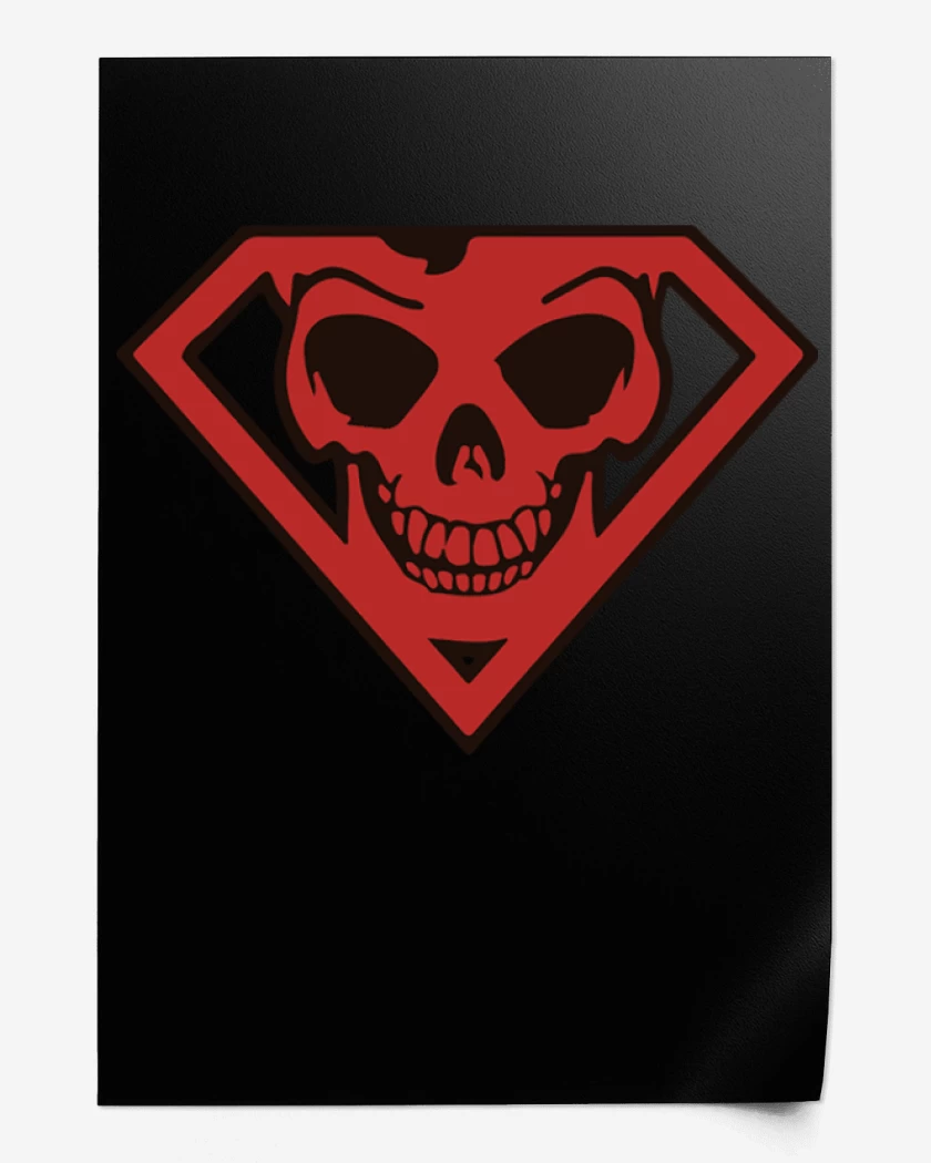 Print Superman skull