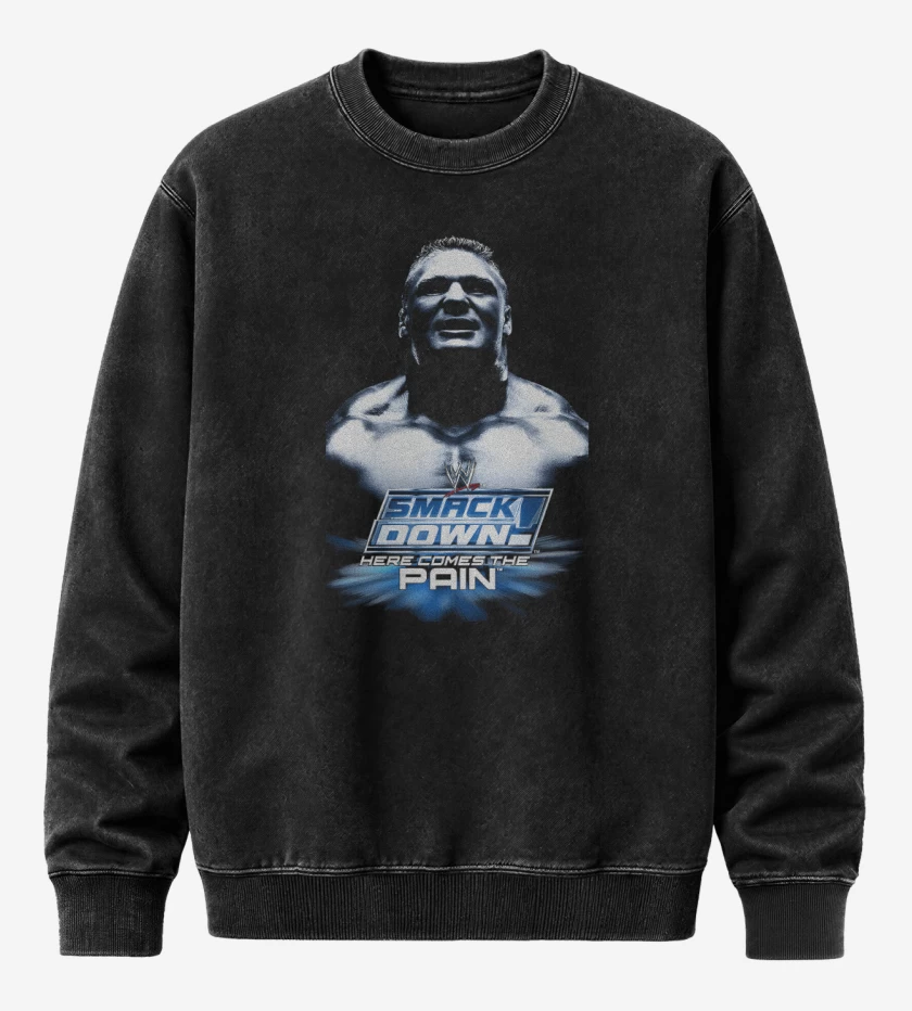Poleron Polo Acid Wash Negro de Here Comes The Pain