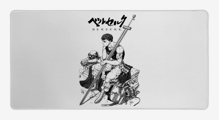 Mouse pad Gamer Blanco de Gattsu