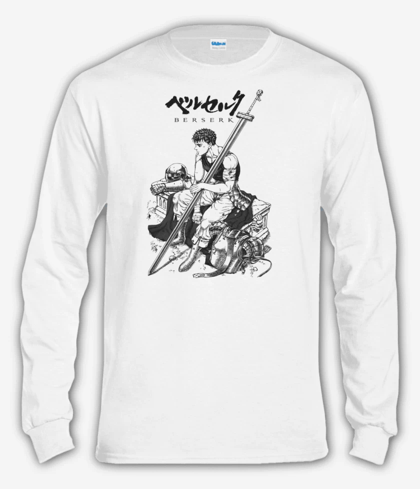 Polera manga larga Blanco de Gattsu