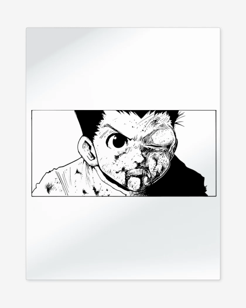 Print metalico Blanco de Gon Machucao