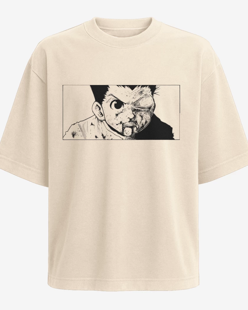 Polera Oversize Beige de Gon Machucao