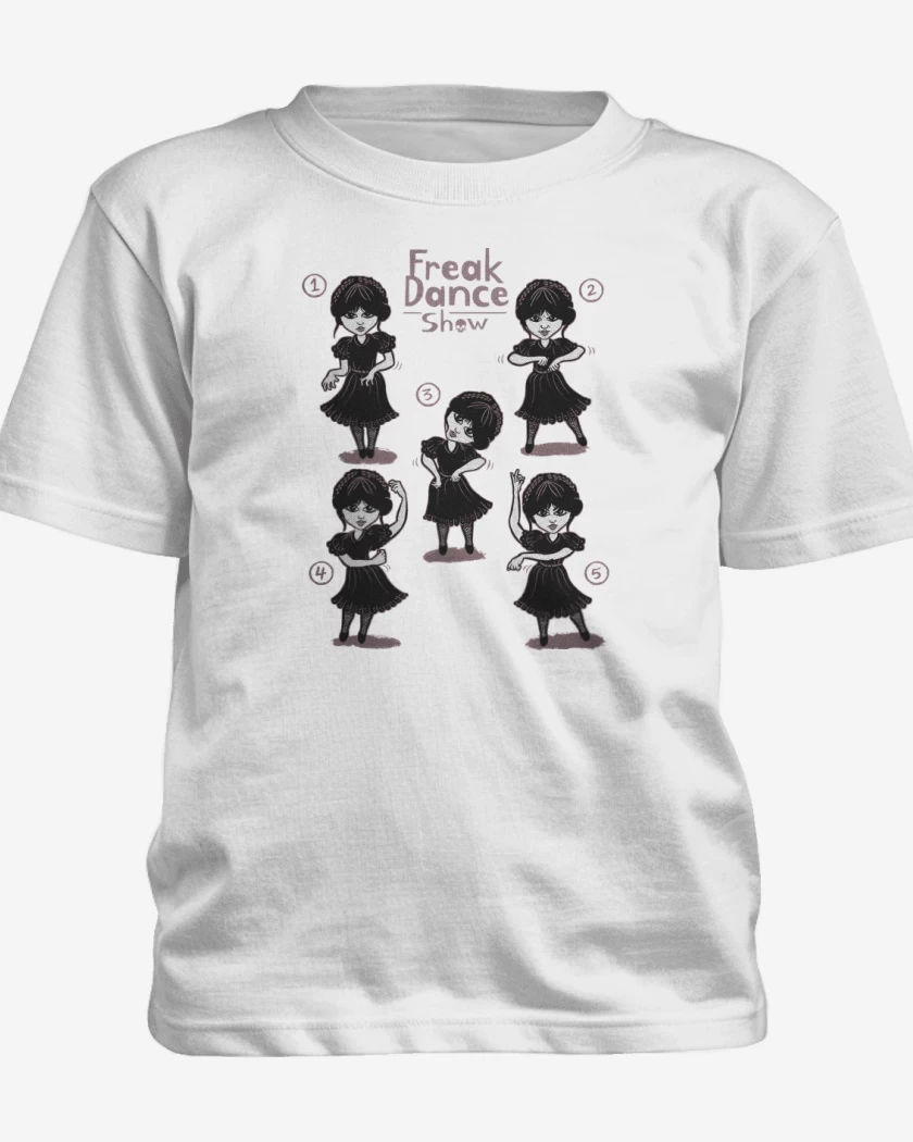 Polera de niño Blanco de Baile Freak