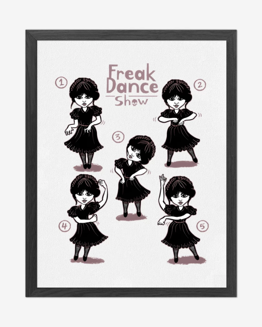 Cuadro decorativo Blanco de Baile Freak
