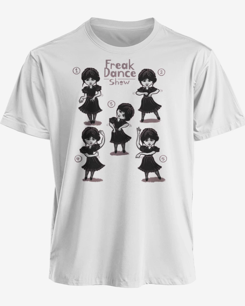 Polera premium Blanco de Baile Freak