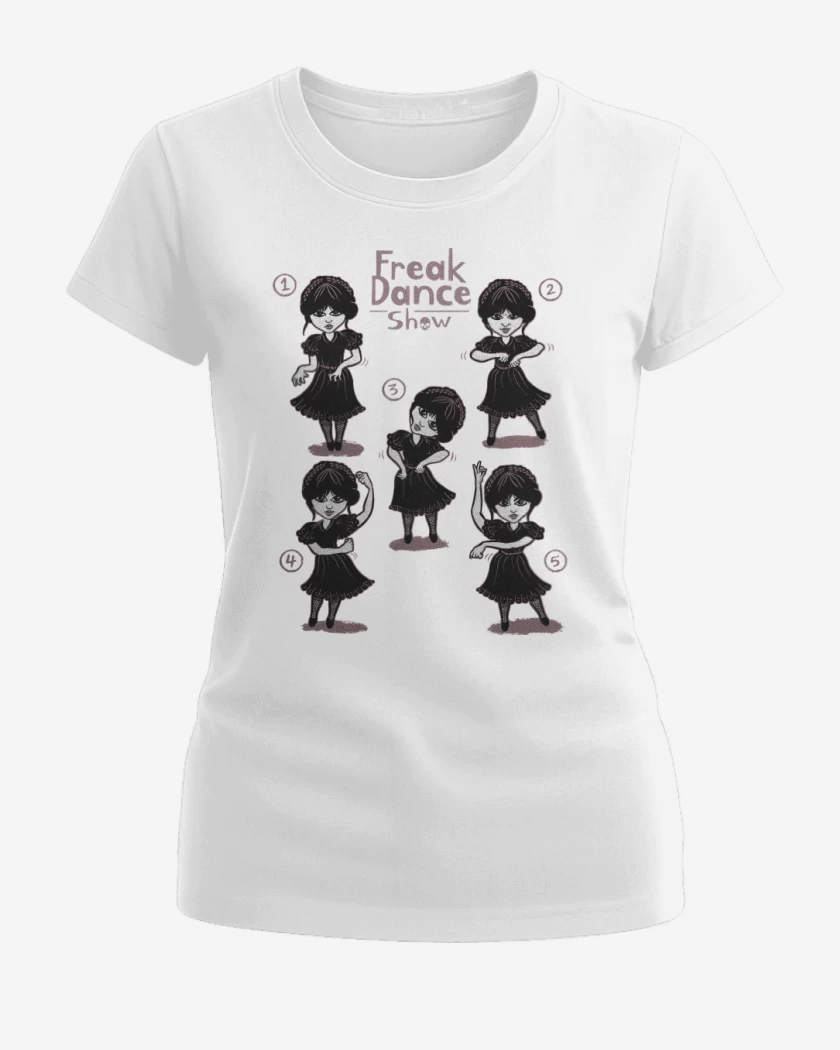Polera de Mujer Blanco de Baile Freak