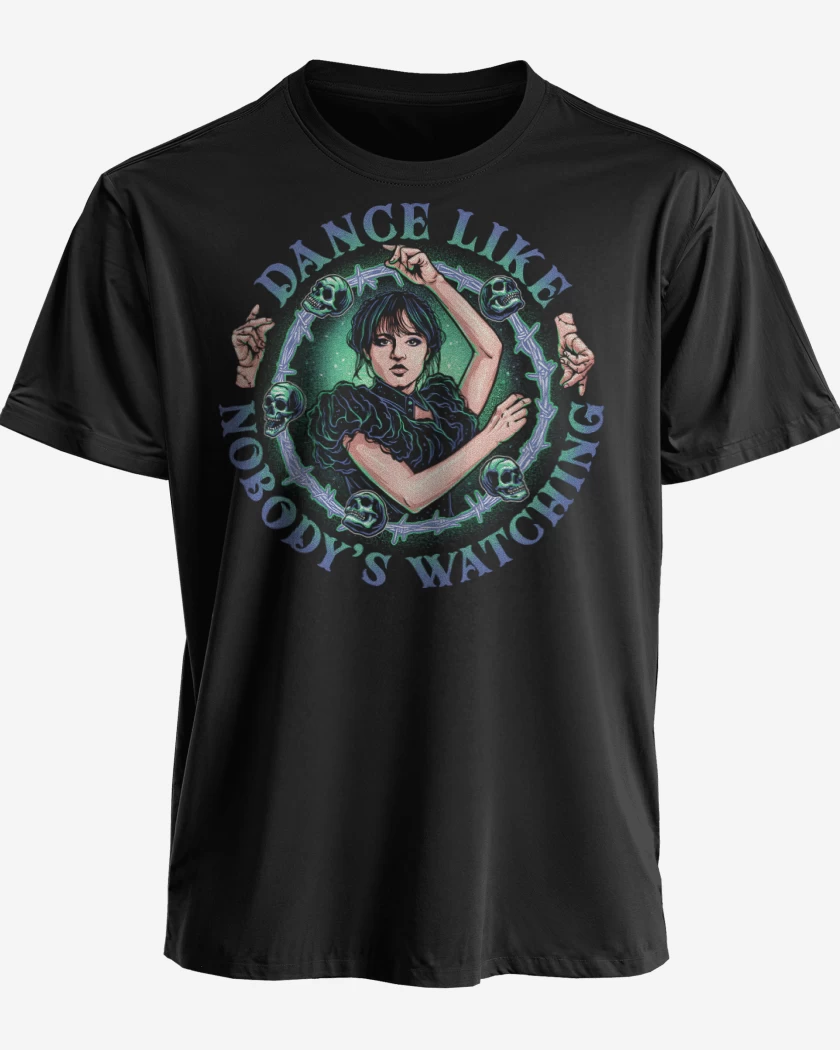 Polera premium Negro de Dance Like Merlina