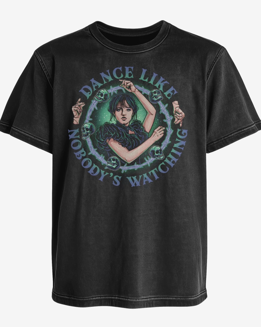 Polera desgastada Dance Like Merlina