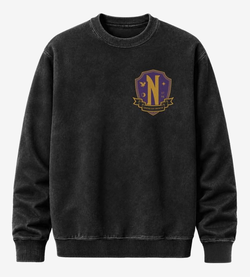 Poleron Polo Acid Wash Academia Nervermore 