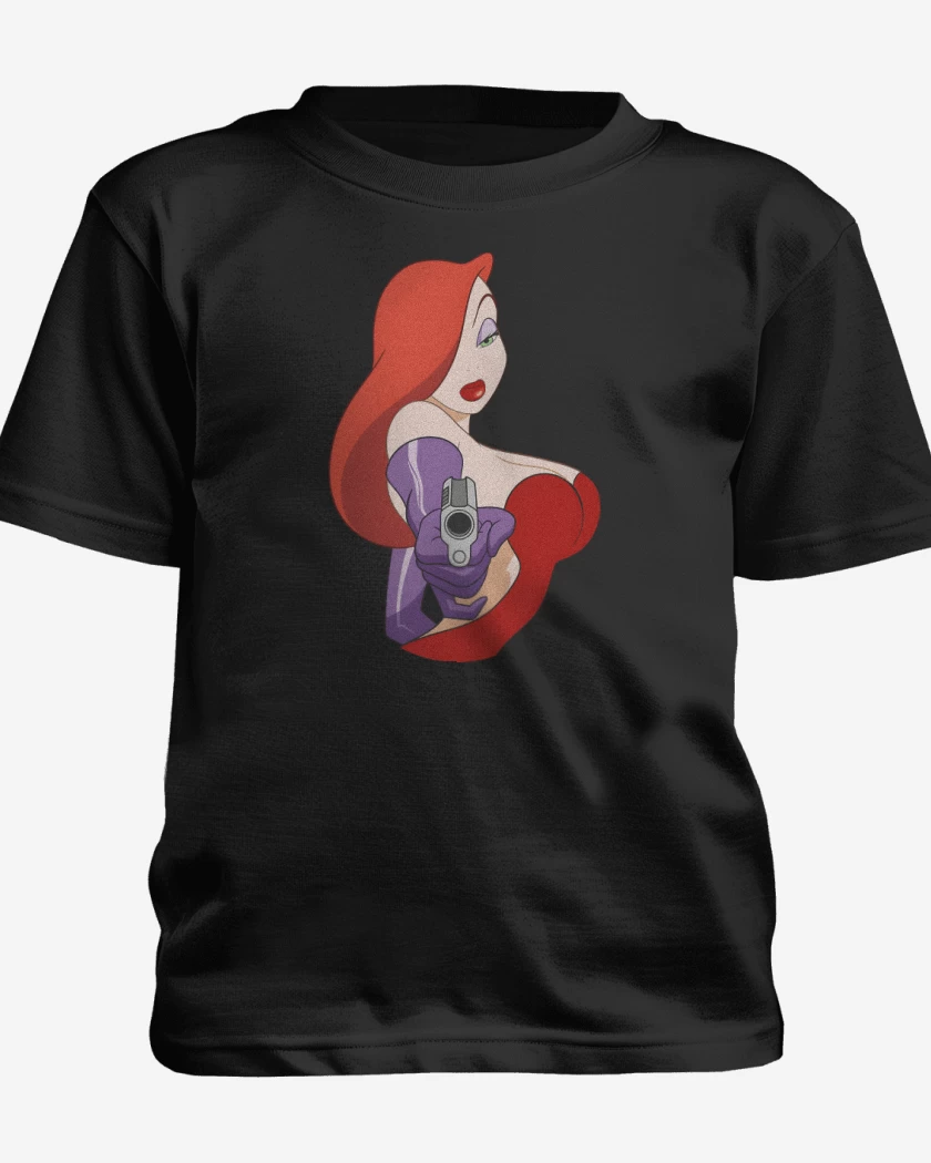 Polera de niño Negro de Jessica Rabbit