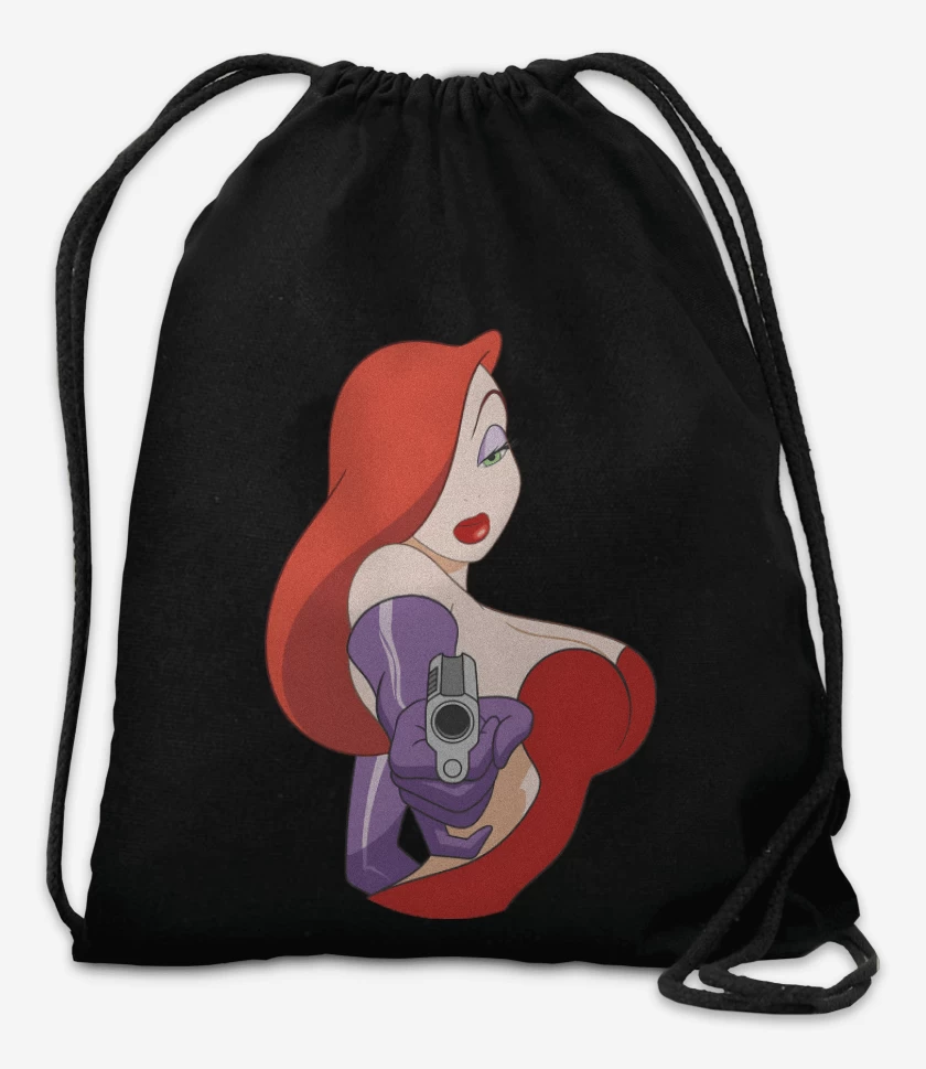 Mochila Negro de Jessica Rabbit