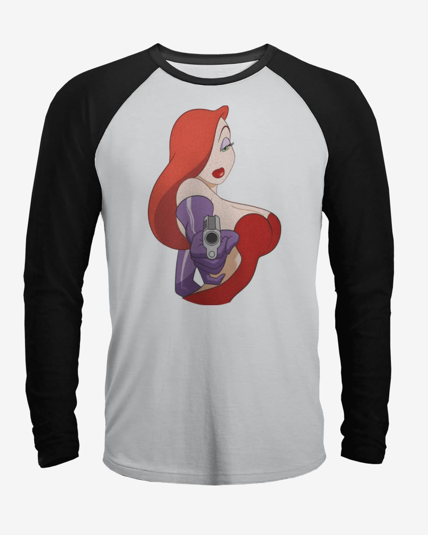 Polera Raglan Jessica Rabbit