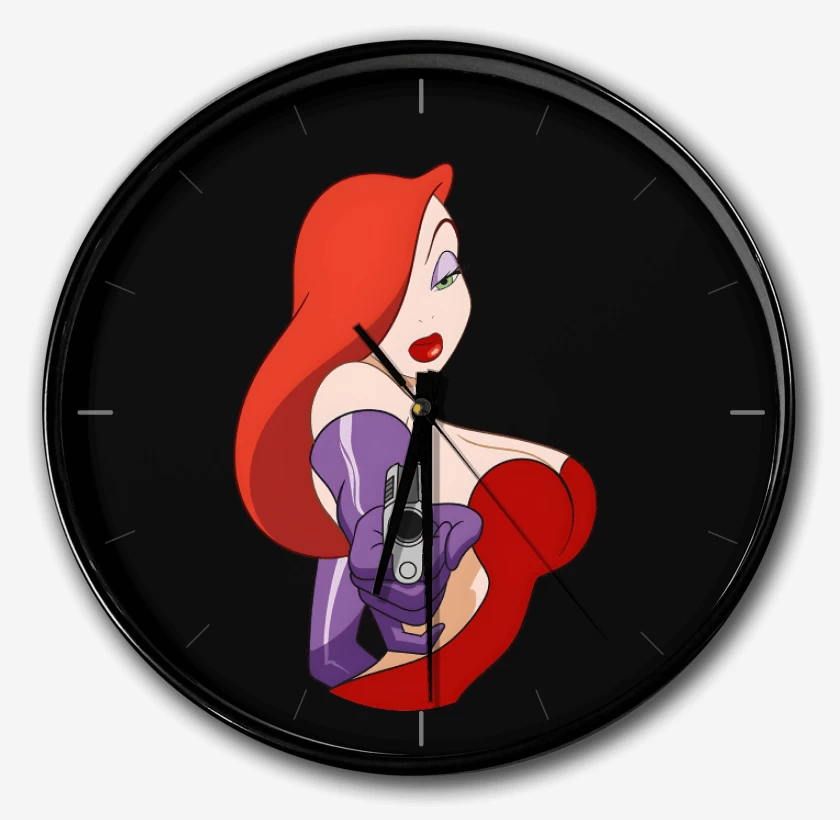 Reloj Negro de Jessica Rabbit
