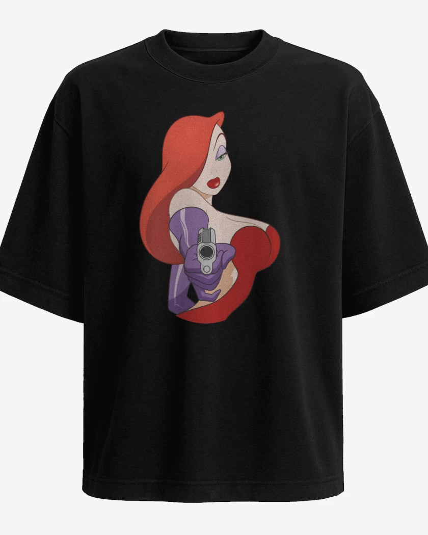 Polera Oversize Jessica Rabbit