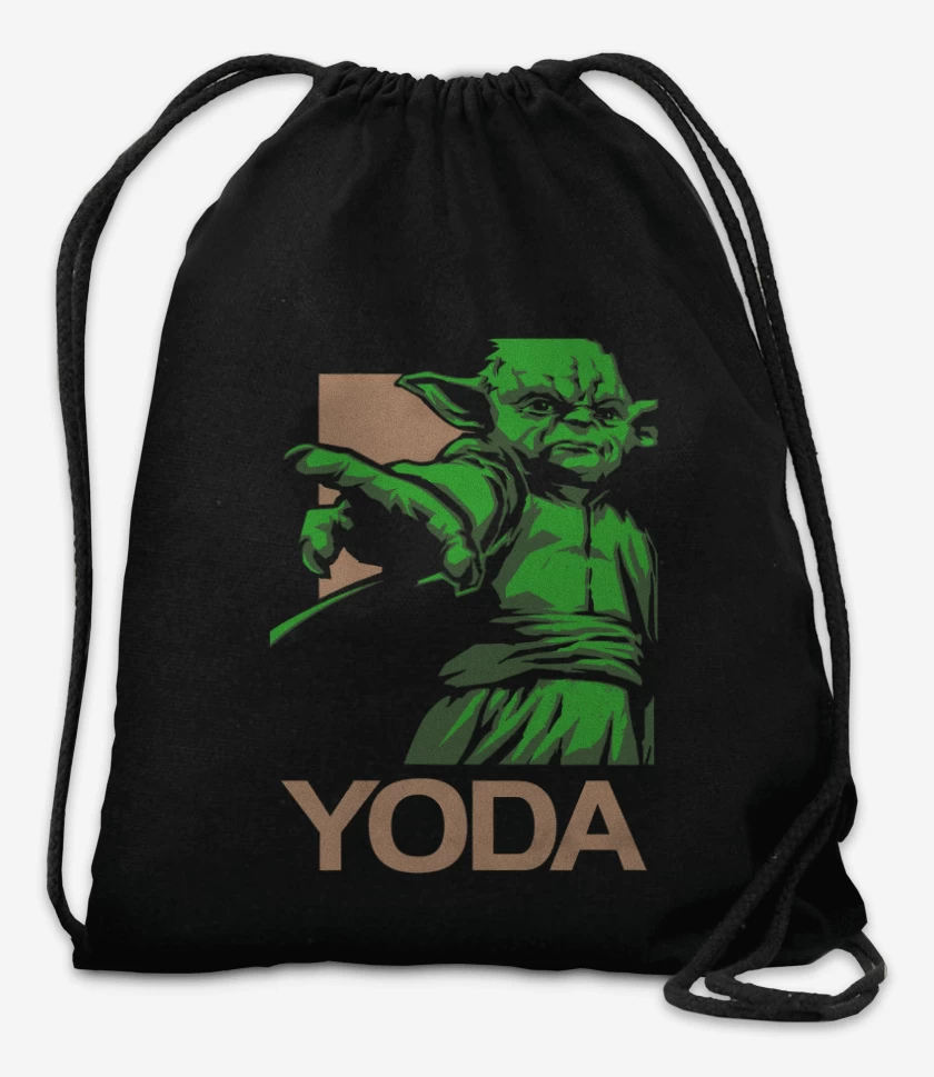 Mochila Negro de Yoda brigido