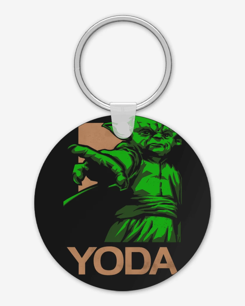 Llavero Negro de Yoda brigido