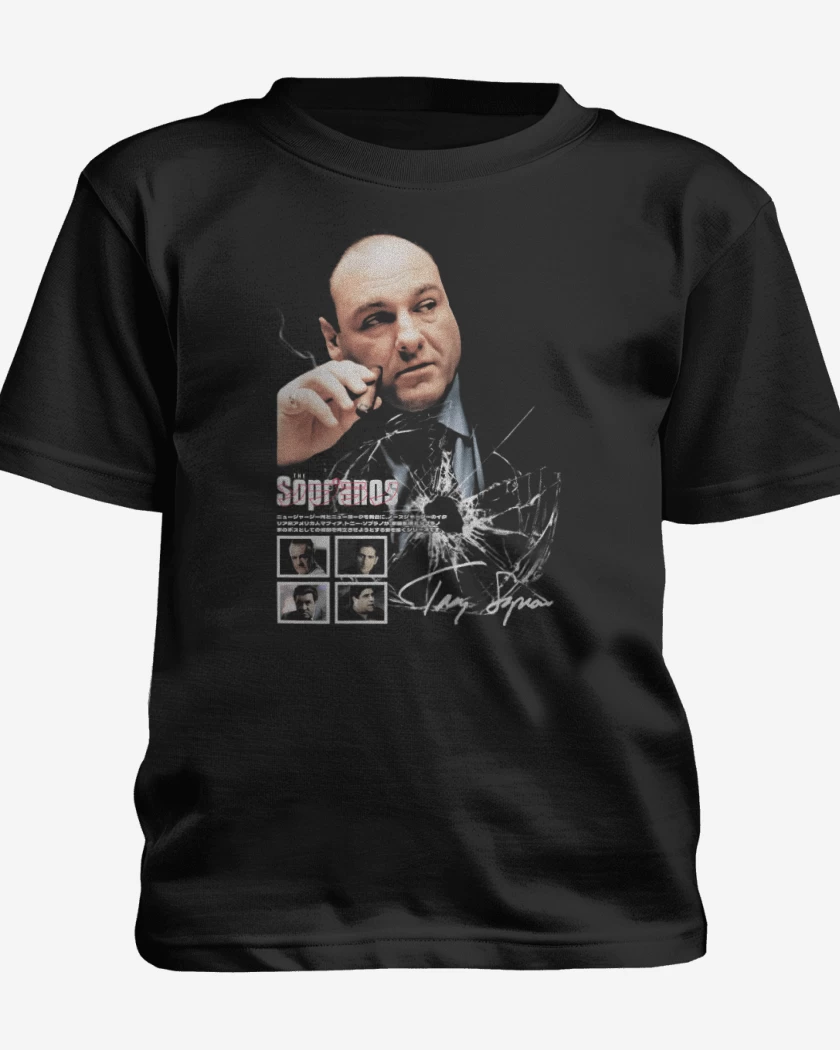 Polera de niño Negro de Tony Soprano