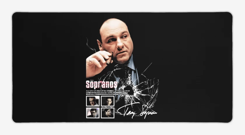 Mouse pad Gamer Negro de Tony Soprano