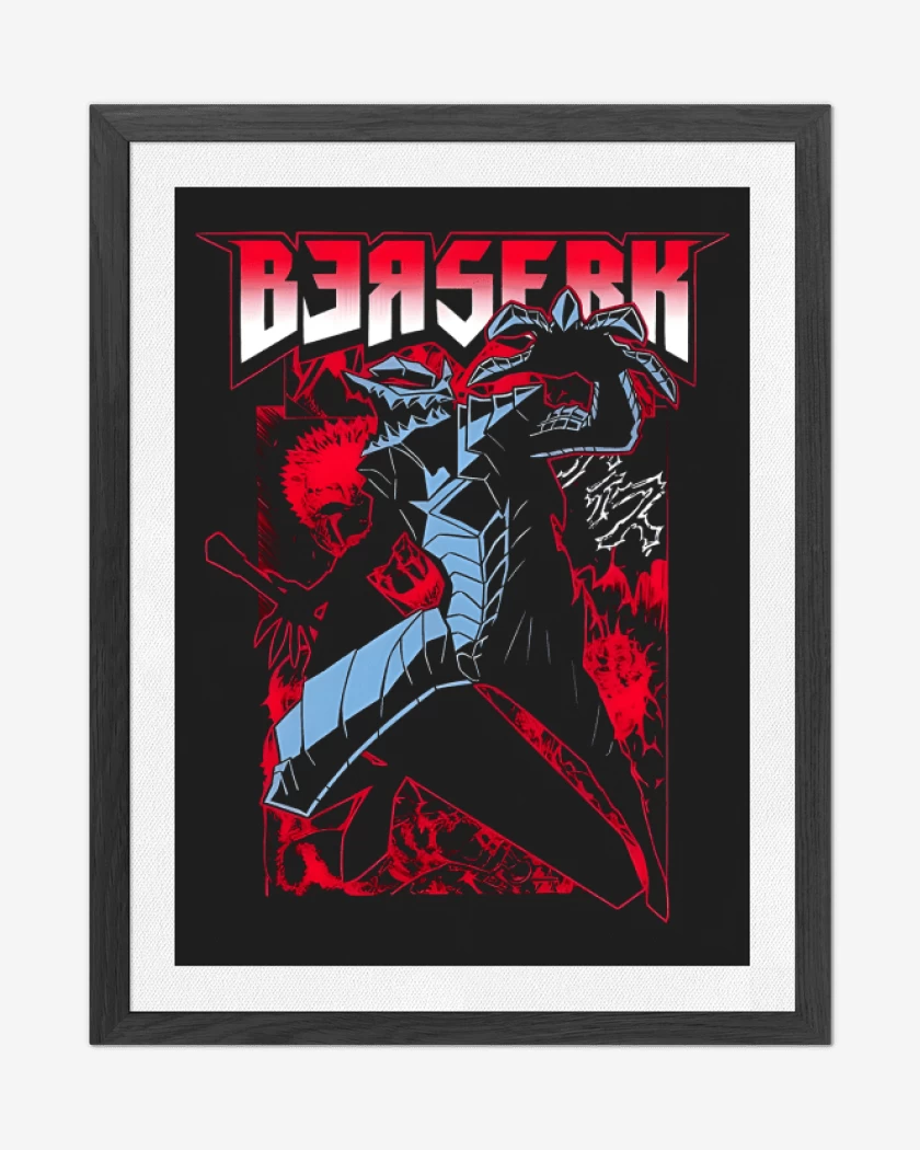 Cuadro decorativo Negro de Guts Berserk