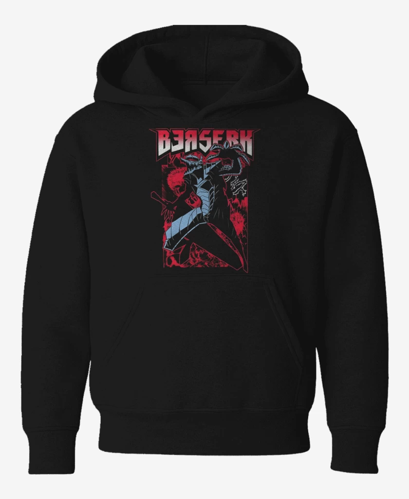 Poleron de niño Negro de Guts Berserk