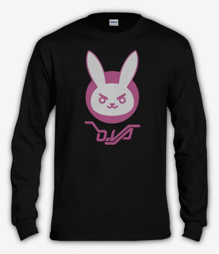 Polera manga larga Negro de D.va 2