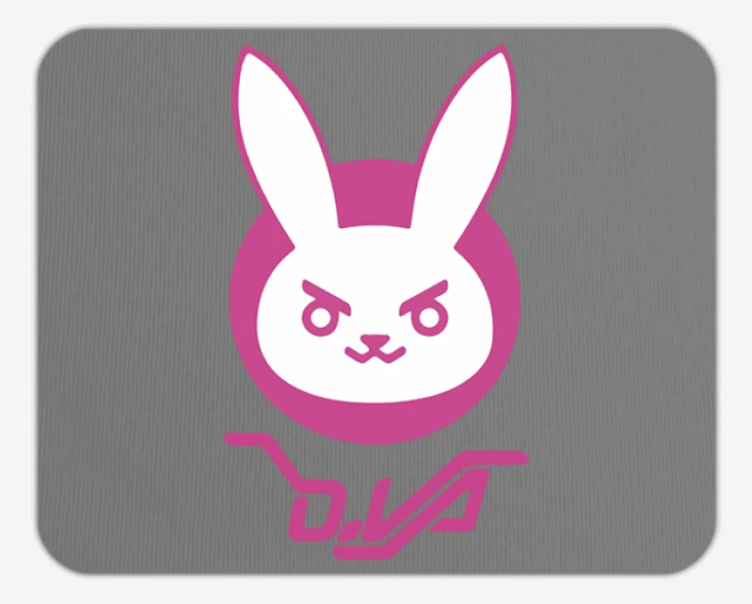 Mousepad Gris Melange de D.va 2