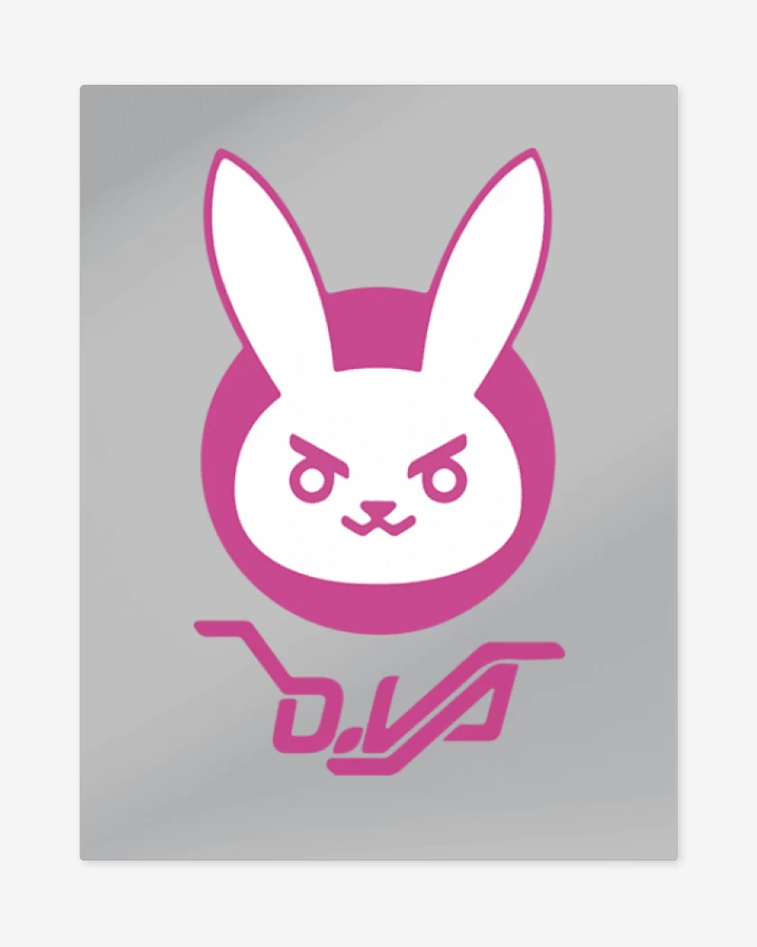 Print metalico Gris Melange de D.va 2