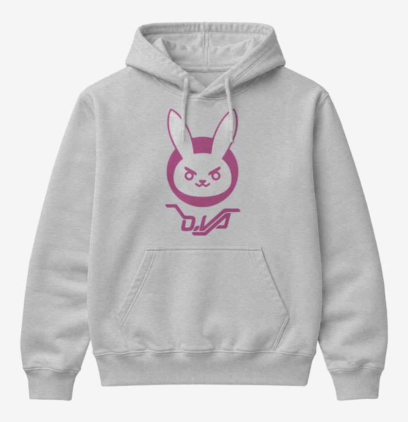 Poleron Canguro básico Gris Melange de D.va 2