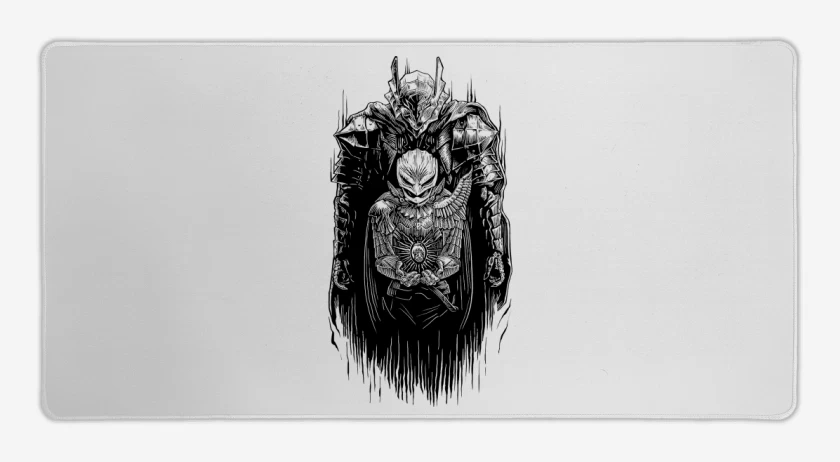 Mouse pad Gamer Blanco de Swordsman & Hawk