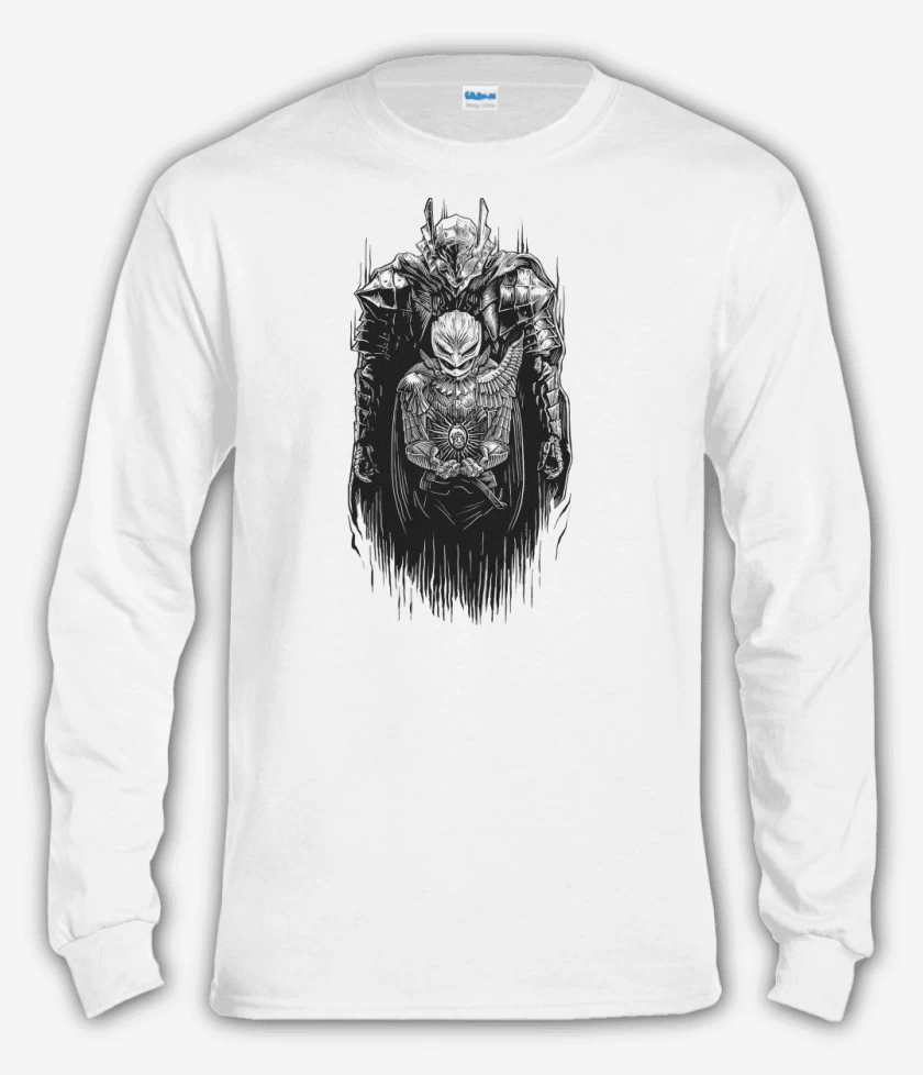 Polera manga larga Blanco de Swordsman & Hawk