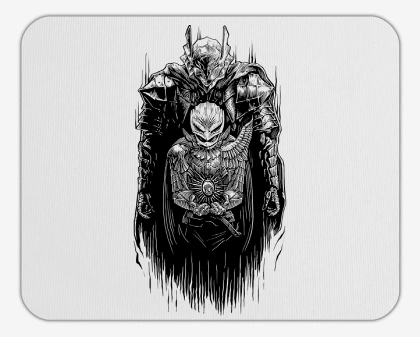 Mousepad Swordsman & Hawk