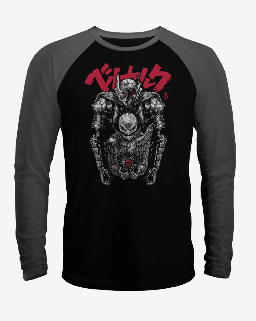 Polera Raglan El Lobo y el Halcón 
