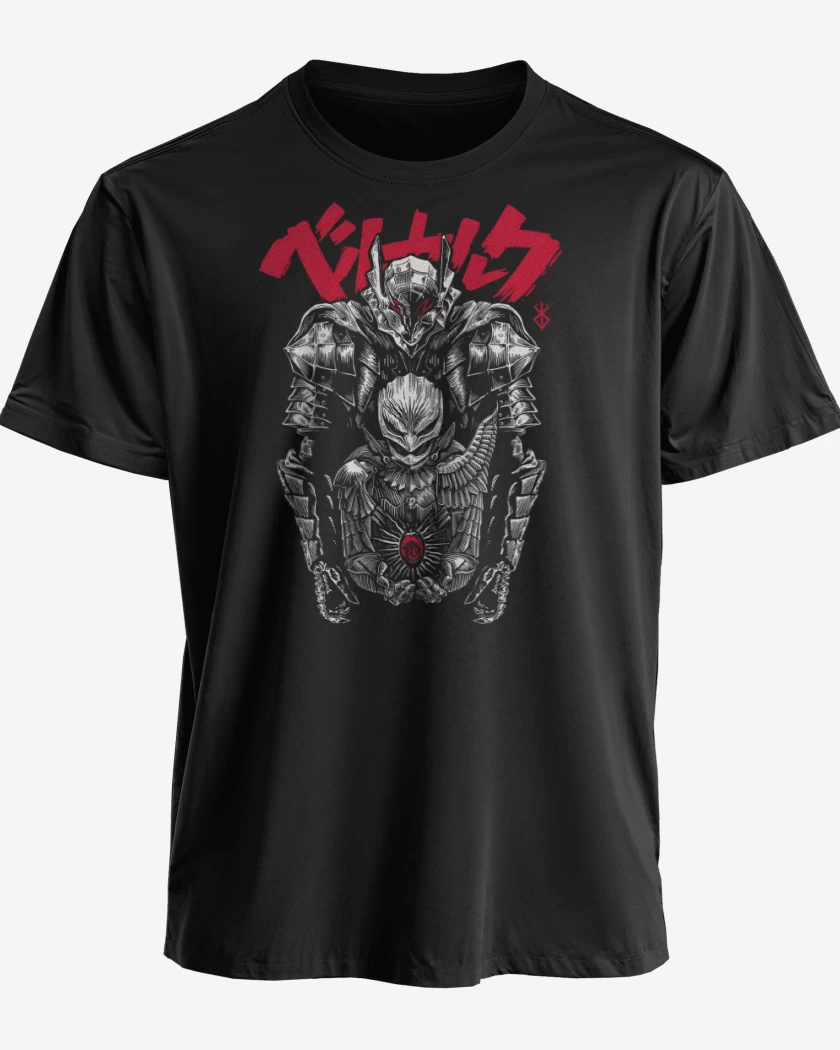 Polera premium Negro de El Lobo y el Halcón 