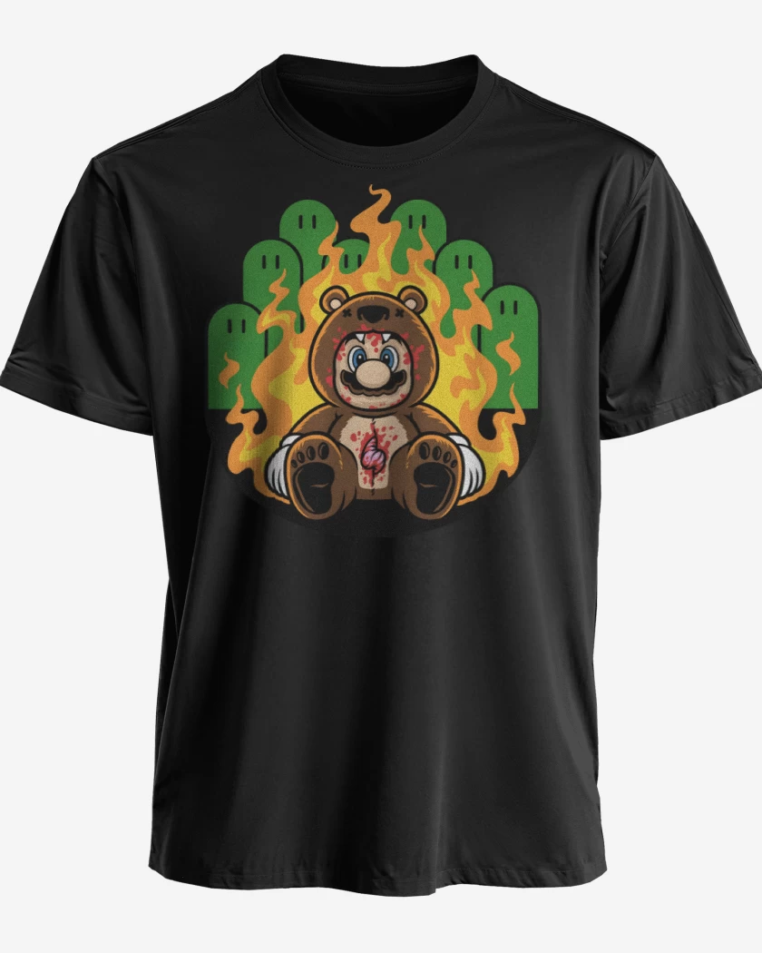 Polera premium Negro de Bigotesommar