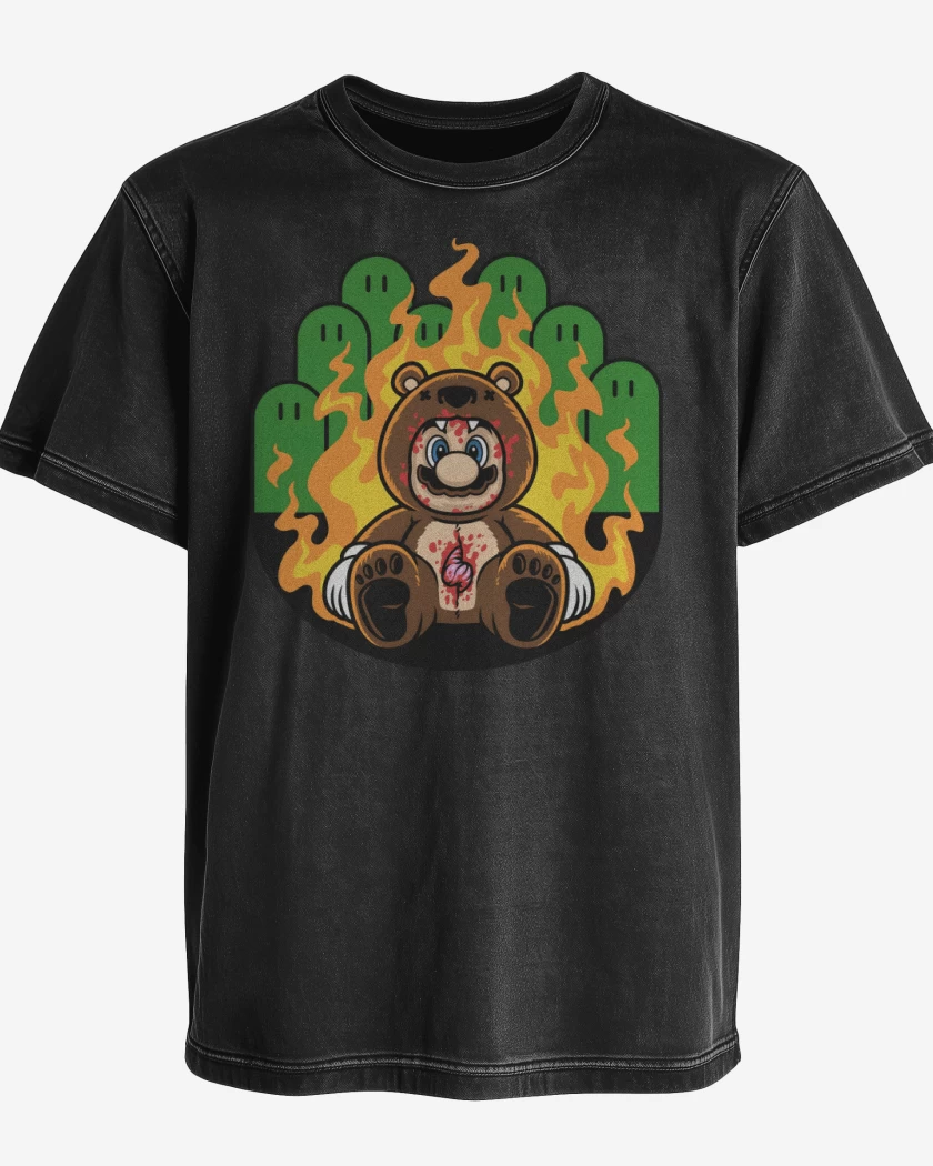 Polera desgastada Bigotesommar
