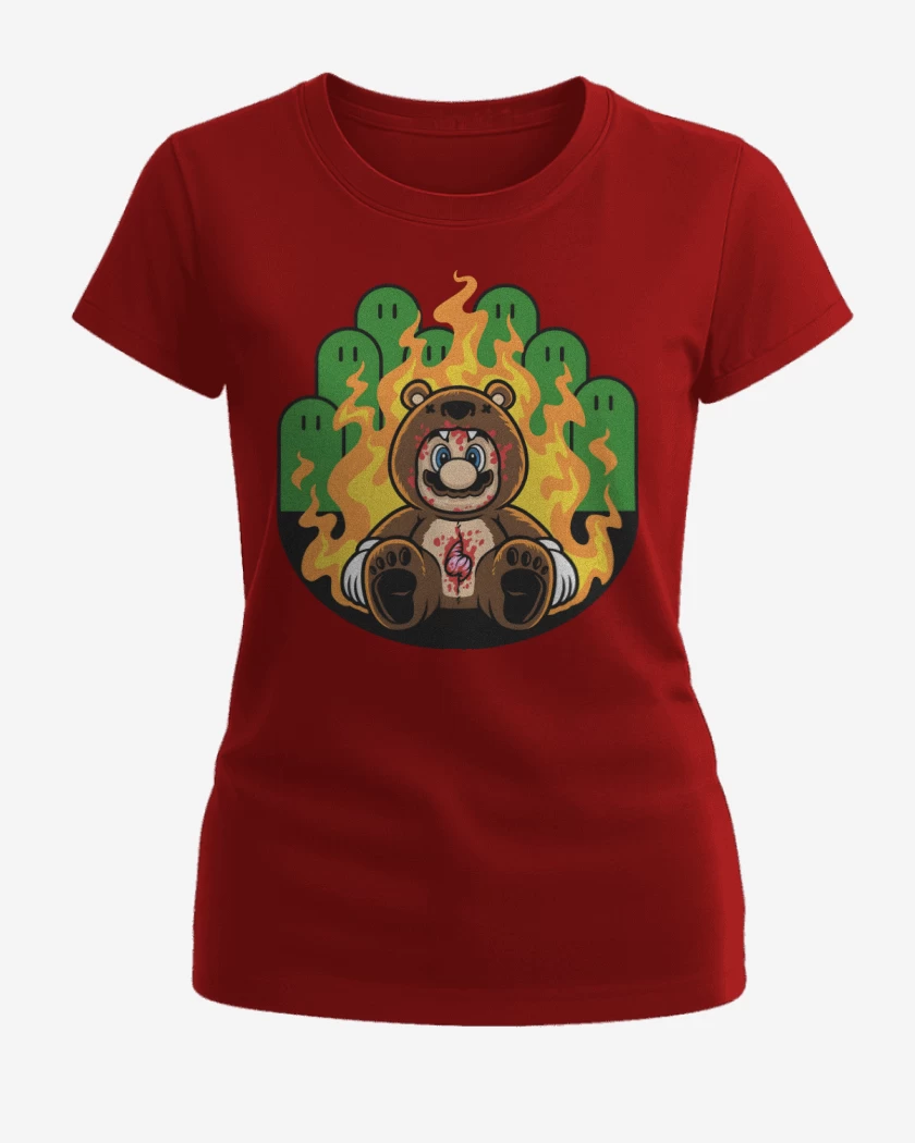 Polera de Mujer Rojo de Bigotesommar