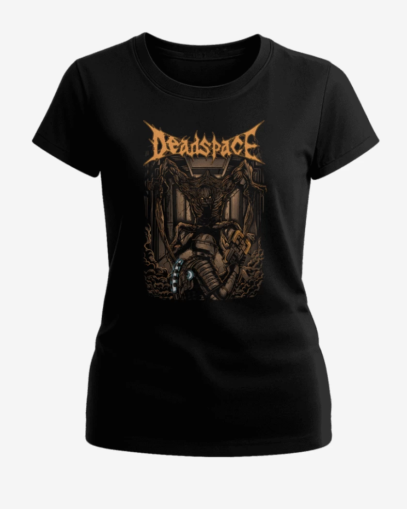 Polera de Mujer Negro de Dead Space Remake