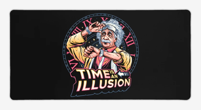 Mouse pad Gamer El Tiempo es una Ilusión