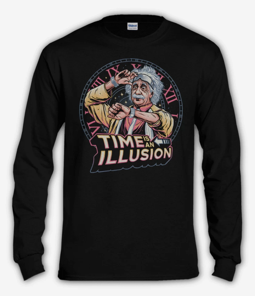 Polera manga larga El Tiempo es una Ilusión