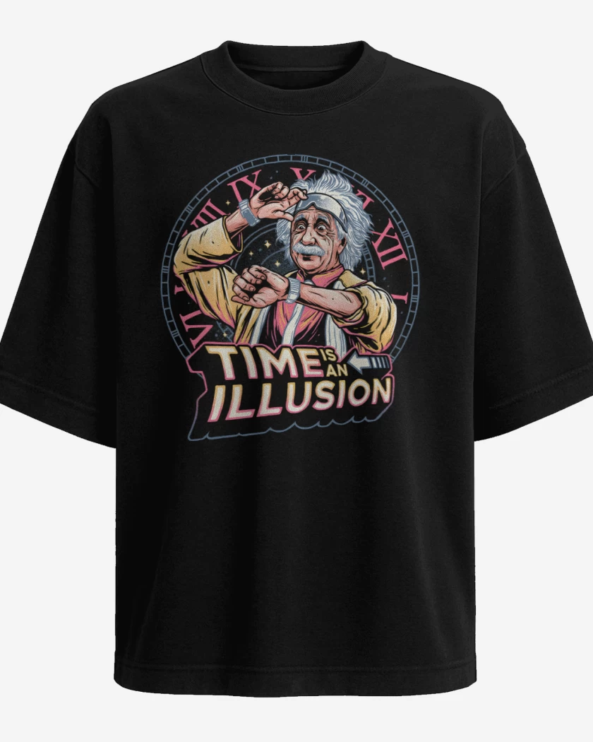 Polera Oversize El Tiempo es una Ilusión