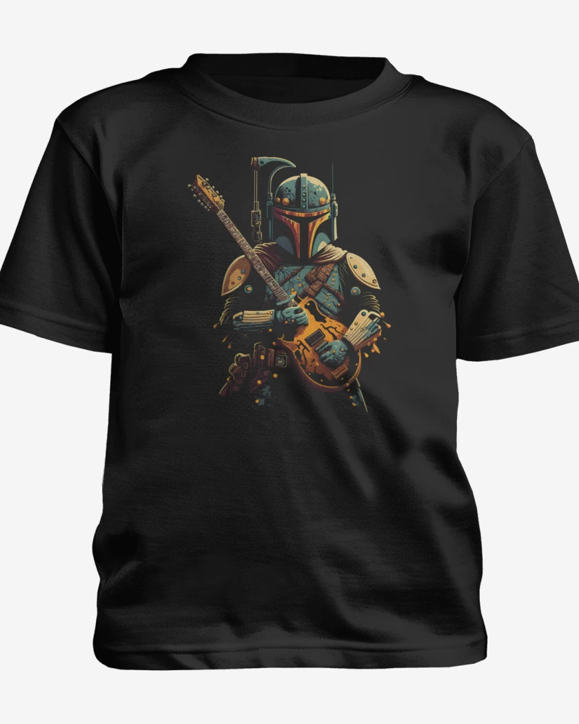 Polera de niño Negro de Guitarlorian