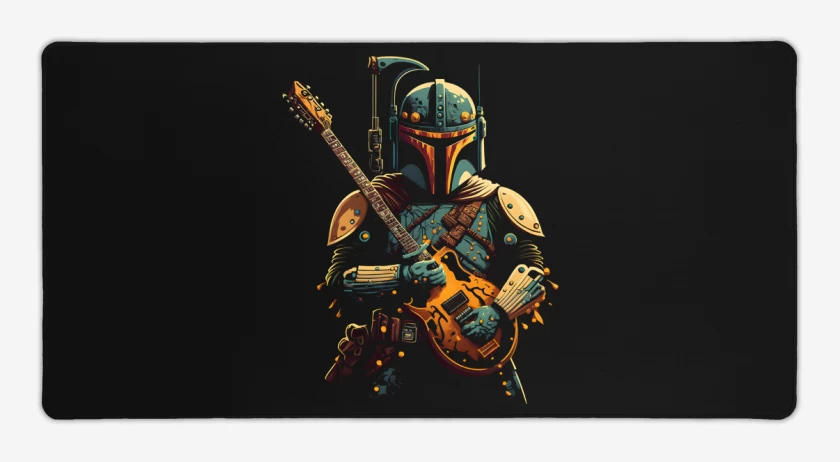 Mouse pad Gamer Negro de Guitarlorian