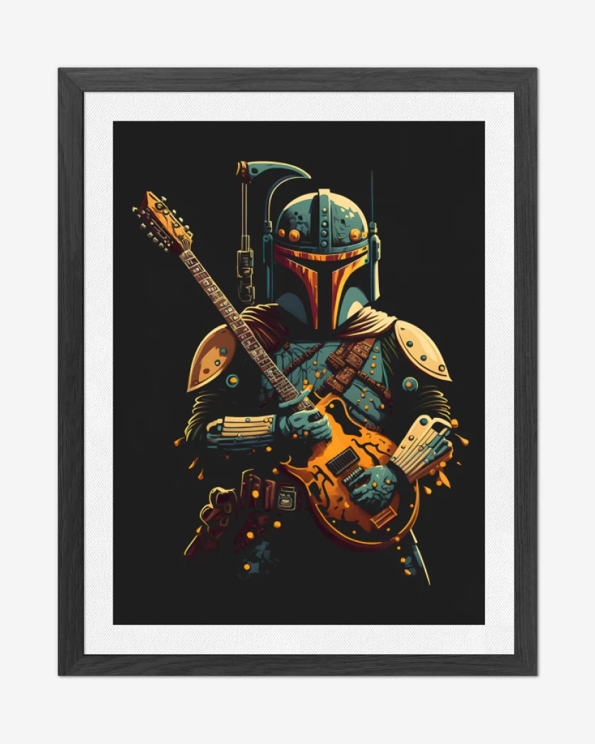 Cuadro decorativo Negro de Guitarlorian