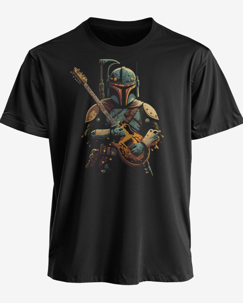 Polera premium Negro de Guitarlorian