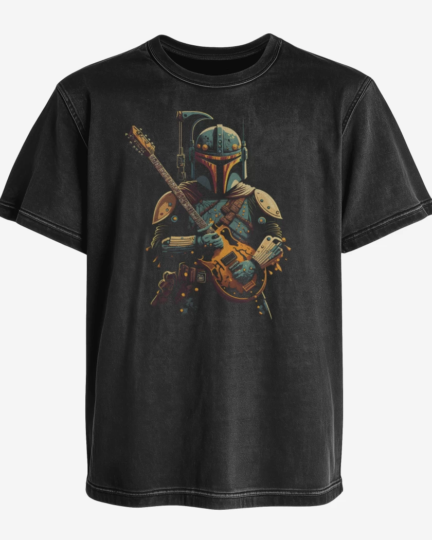 Polera desgastada Guitarlorian